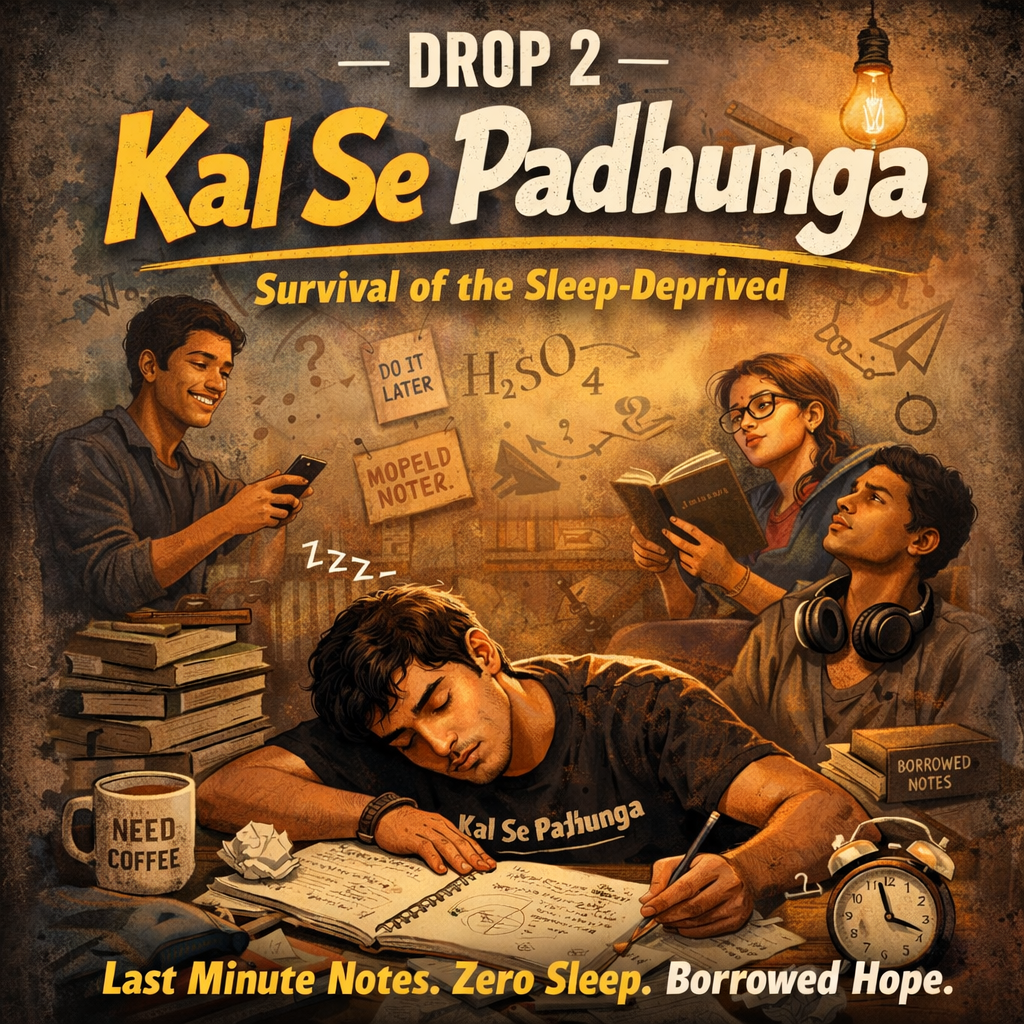 Drop 2 — "Kal Se Padhunga"